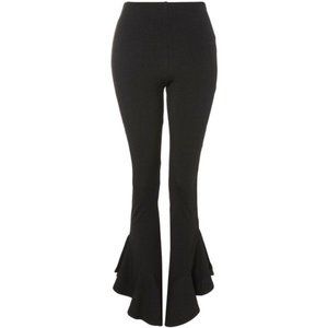 Topshop Frill pants BLACK